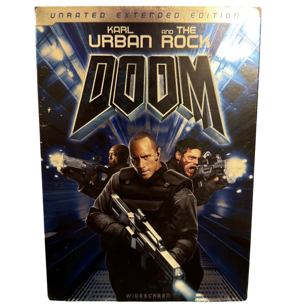 Doom DVD Unrated Extended Edition Karl Urban Dwayne The Rock Johnson Widescreen